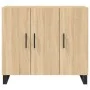 Sonoma Oak Engineered Wood Sideboard 90x34x80 cm by vidaXL, Sideboards - Ref: Foro24-828135, Price: 89,39 €, Discount: %