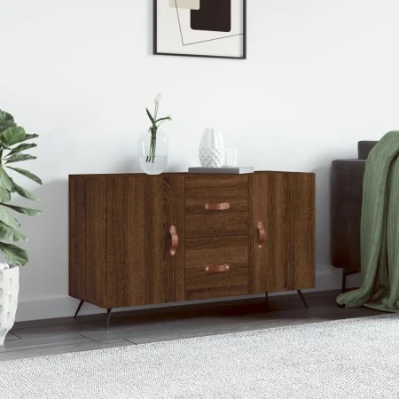 Sideboard aus braunem Eichenholzwerkstoff, 100 x 36 x 60 cm von vidaXL, Sideboards - Ref: Foro24-828147, Preis: 103,50 €, Rab...