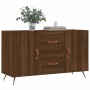 Aparador de madera de ingeniería roble marrón 100x36x60 cm de vidaXL, Aparadores - Ref: Foro24-828147, Precio: 105,79 €, Desc...