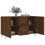 Aparador de madera de ingeniería roble marrón 100x36x60 cm de vidaXL, Aparadores - Ref: Foro24-828147, Precio: 105,79 €, Desc...