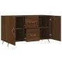 Sideboard aus braunem Eichenholzwerkstoff, 100 x 36 x 60 cm von vidaXL, Sideboards - Ref: Foro24-828147, Preis: 103,50 €, Rab...