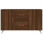 Brown oak engineered wood sideboard 100x36x60 cm by vidaXL, Sideboards - Ref: Foro24-828147, Price: 105,79 €, Discount: %