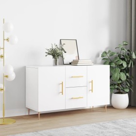 Weißes Sideboard aus Holzwerkstoff, 100 x 36 x 60 cm von vidaXL, Sideboards - Ref: Foro24-828156, Preis: 89,10 €, Rabatt: %