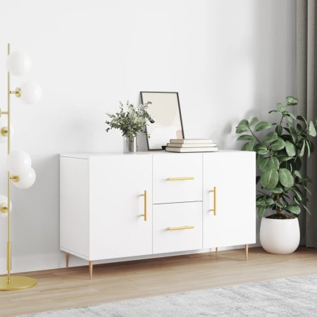Aparador de madera de ingeniería blanco 100x36x60 cm de vidaXL, Aparadores - Ref: Foro24-828156, Precio: 89,23 €, Descuento: %