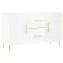 Weißes Sideboard aus Holzwerkstoff, 100 x 36 x 60 cm von vidaXL, Sideboards - Ref: Foro24-828156, Preis: 87,86 €, Rabatt: %