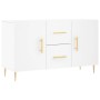 White engineered wood sideboard 100x36x60 cm by vidaXL, Sideboards - Ref: Foro24-828156, Price: 89,23 €, Discount: %