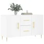 Weißes Sideboard aus Holzwerkstoff, 100 x 36 x 60 cm von vidaXL, Sideboards - Ref: Foro24-828156, Preis: 87,86 €, Rabatt: %