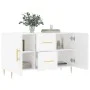 Weißes Sideboard aus Holzwerkstoff, 100 x 36 x 60 cm von vidaXL, Sideboards - Ref: Foro24-828156, Preis: 87,86 €, Rabatt: %