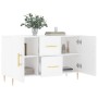 White engineered wood sideboard 100x36x60 cm by vidaXL, Sideboards - Ref: Foro24-828156, Price: 89,23 €, Discount: %
