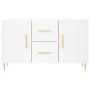 White engineered wood sideboard 100x36x60 cm by vidaXL, Sideboards - Ref: Foro24-828156, Price: 89,23 €, Discount: %