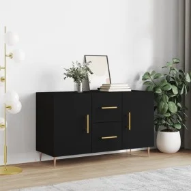 Sideboard aus schwarzem Holzwerkstoff 100x36x60 cm von vidaXL, Sideboards - Ref: Foro24-828157, Preis: 86,78 €, Rabatt: %