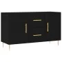 Aparador de madera de ingeniería negro 100x36x60 cm de vidaXL, Aparadores - Ref: Foro24-828157, Precio: 86,59 €, Descuento: %