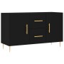 Sideboard aus schwarzem Holzwerkstoff 100x36x60 cm von vidaXL, Sideboards - Ref: Foro24-828157, Preis: 87,71 €, Rabatt: %