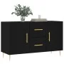Aparador de madera de ingeniería negro 100x36x60 cm de vidaXL, Aparadores - Ref: Foro24-828157, Precio: 86,59 €, Descuento: %