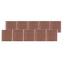 Brown WPC garden fence 1737x186 cm by vidaXL, fence panels - Ref: Foro24-3053215, Price: 3,00 €, Discount: %