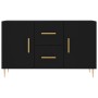 Sideboard aus schwarzem Holzwerkstoff 100x36x60 cm von vidaXL, Sideboards - Ref: Foro24-828157, Preis: 87,71 €, Rabatt: %