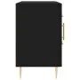Aparador de madera de ingeniería negro 100x36x60 cm de vidaXL, Aparadores - Ref: Foro24-828157, Precio: 86,59 €, Descuento: %