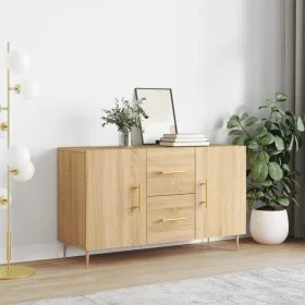 Sonoma Oak Engineered Wood Sideboard 100x36x60 cm by vidaXL, Sideboards - Ref: Foro24-828159, Price: 93,53 €, Discount: %