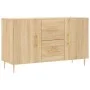 Aparador de madera de ingeniería roble Sonoma 100x36x60 cm de vidaXL, Aparadores - Ref: Foro24-828159, Precio: 93,81 €, Descu...