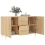 Aparador de madera de ingeniería roble Sonoma 100x36x60 cm de vidaXL, Aparadores - Ref: Foro24-828159, Precio: 93,81 €, Descu...