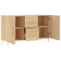 Sideboard aus Sonoma-Eichenholzwerkstoff, 100 x 36 x 60 cm von vidaXL, Sideboards - Ref: Foro24-828159, Preis: 98,13 €, Rabat...