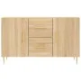Aparador de madera de ingeniería roble Sonoma 100x36x60 cm de vidaXL, Aparadores - Ref: Foro24-828159, Precio: 93,81 €, Descu...