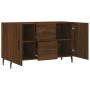 Engineered wood sideboard in brown oak 100x36x60 cm by vidaXL, Sideboards - Ref: Foro24-828195, Price: 106,72 €, Discount: %