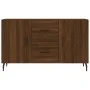 Aparador de madera de ingeniería roble marrón 100x36x60 cm de vidaXL, Aparadores - Ref: Foro24-828195, Precio: 105,05 €, Desc...