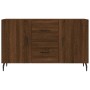 Engineered wood sideboard in brown oak 100x36x60 cm by vidaXL, Sideboards - Ref: Foro24-828195, Price: 106,72 €, Discount: %