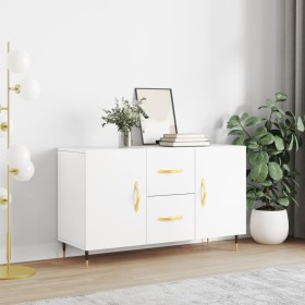 Aparador de madera de ingeniería blanco 100x36x60 cm de vidaXL, Aparadores - Ref: Foro24-828148, Precio: 89,69 €, Descuento: %