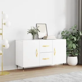 White engineered wood sideboard 100x36x60 cm by vidaXL, Sideboards - Ref: Foro24-828148, Price: 88,49 €, Discount: %