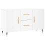 Aparador de madera de ingeniería blanco 100x36x60 cm de vidaXL, Aparadores - Ref: Foro24-828148, Precio: 89,95 €, Descuento: %