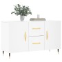 Aparador de madera de ingeniería blanco 100x36x60 cm de vidaXL, Aparadores - Ref: Foro24-828148, Precio: 89,95 €, Descuento: %