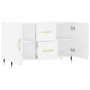 Sideboard aus weißem Holzwerkstoff 100x36x60 cm von vidaXL, Sideboards - Ref: Foro24-828148, Preis: 89,69 €, Rabatt: %