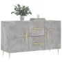 Aparador de madera de ingeniería gris hormigón 100x36x60 cm de vidaXL, Aparadores - Ref: Foro24-828160, Precio: 97,01 €, Desc...