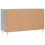 Aparador de madera de ingeniería gris hormigón 100x36x60 cm de vidaXL, Aparadores - Ref: Foro24-828160, Precio: 97,01 €, Desc...
