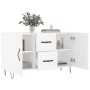 White engineered wood sideboard 100x36x60 cm by vidaXL, Sideboards - Ref: Foro24-828164, Price: 96,30 €, Discount: %