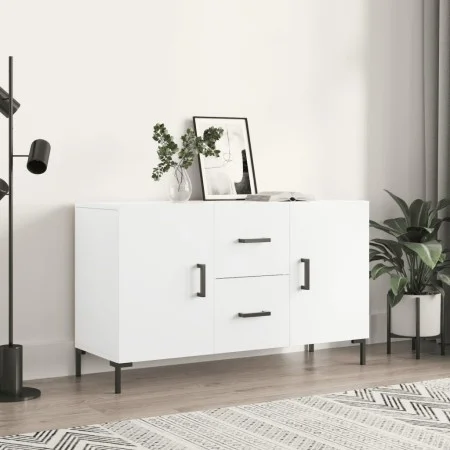 Weißes Sideboard aus Holzwerkstoff, 100 x 36 x 60 cm von vidaXL, Sideboards - Ref: Foro24-828172, Preis: 100,07 €, Rabatt: %