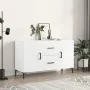 Weißes Sideboard aus Holzwerkstoff, 100 x 36 x 60 cm von vidaXL, Sideboards - Ref: Foro24-828172, Preis: 100,07 €, Rabatt: %