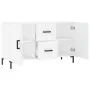 Weißes Sideboard aus Holzwerkstoff, 100 x 36 x 60 cm von vidaXL, Sideboards - Ref: Foro24-828172, Preis: 100,07 €, Rabatt: %