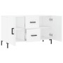Weißes Sideboard aus Holzwerkstoff, 100 x 36 x 60 cm von vidaXL, Sideboards - Ref: Foro24-828172, Preis: 101,47 €, Rabatt: %