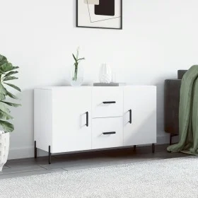 Weißes Sideboard aus Holzwerkstoff, 100 x 36 x 60 cm von vidaXL, Sideboards - Ref: Foro24-828180, Preis: 92,26 €, Rabatt: %