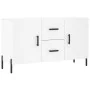 Weißes Sideboard aus Holzwerkstoff, 100 x 36 x 60 cm von vidaXL, Sideboards - Ref: Foro24-828180, Preis: 92,26 €, Rabatt: %