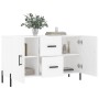 White engineered wood sideboard 100x36x60 cm by vidaXL, Sideboards - Ref: Foro24-828180, Price: 93,44 €, Discount: %