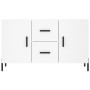 White engineered wood sideboard 100x36x60 cm by vidaXL, Sideboards - Ref: Foro24-828180, Price: 93,44 €, Discount: %