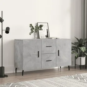 Concrete gray engineered wood sideboard 100x36x60 cm by vidaXL, Sideboards - Ref: Foro24-828192, Price: 100,30 €, Discount: %