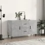 Betongraues Sideboard aus Holzwerkstoff, 100 x 36 x 60 cm von vidaXL, Sideboards - Ref: Foro24-828192, Preis: 100,26 €, Rabat...