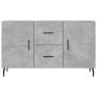Concrete gray engineered wood sideboard 100x36x60 cm by vidaXL, Sideboards - Ref: Foro24-828192, Price: 101,82 €, Discount: %