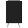 Black engineered wood sideboard 100x36x60 cm by vidaXL, Sideboards - Ref: Foro24-828165, Price: 99,47 €, Discount: %