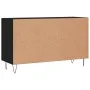 Black engineered wood sideboard 100x36x60 cm by vidaXL, Sideboards - Ref: Foro24-828165, Price: 99,47 €, Discount: %